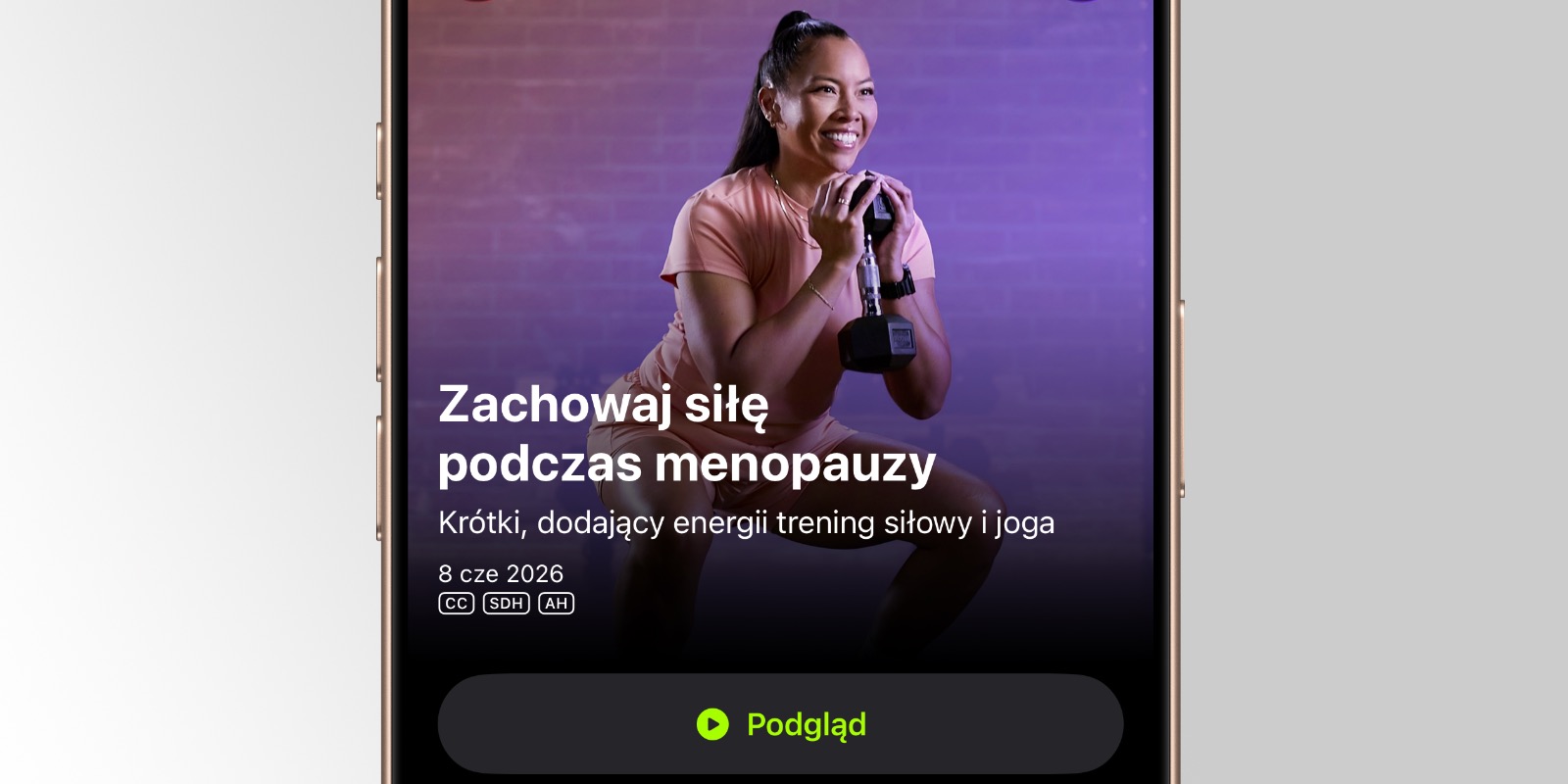 Apple podkreśla nową zawartość Fitness+