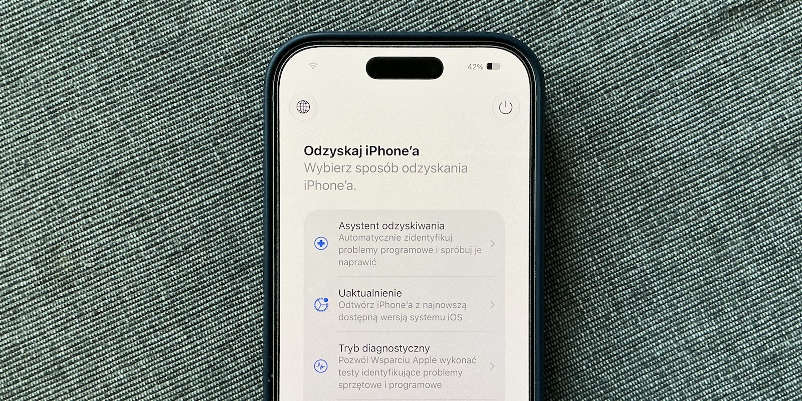 IOS 27 doda do iPhone’a tryb odzyskiwania podobny do Maca