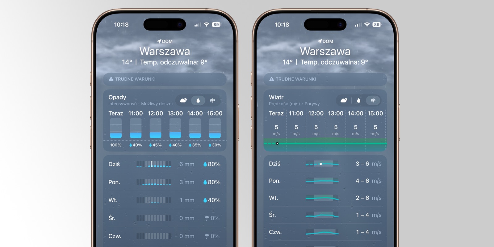 Pogoda w iOS 27 w nowy sposób pokaże warunki pogodowe
