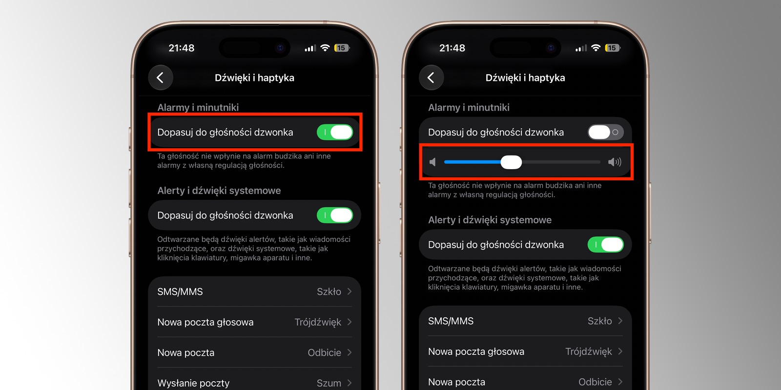 glosnosc alarmow-ios27